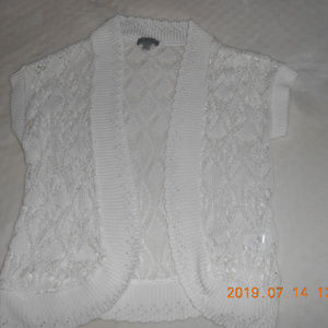 crocheted lace Bolero